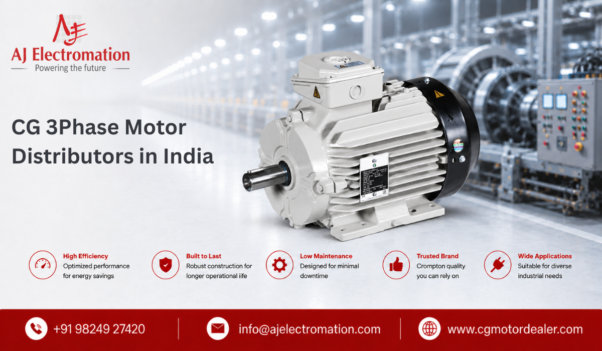 Cg 3phase Motor Distributors India