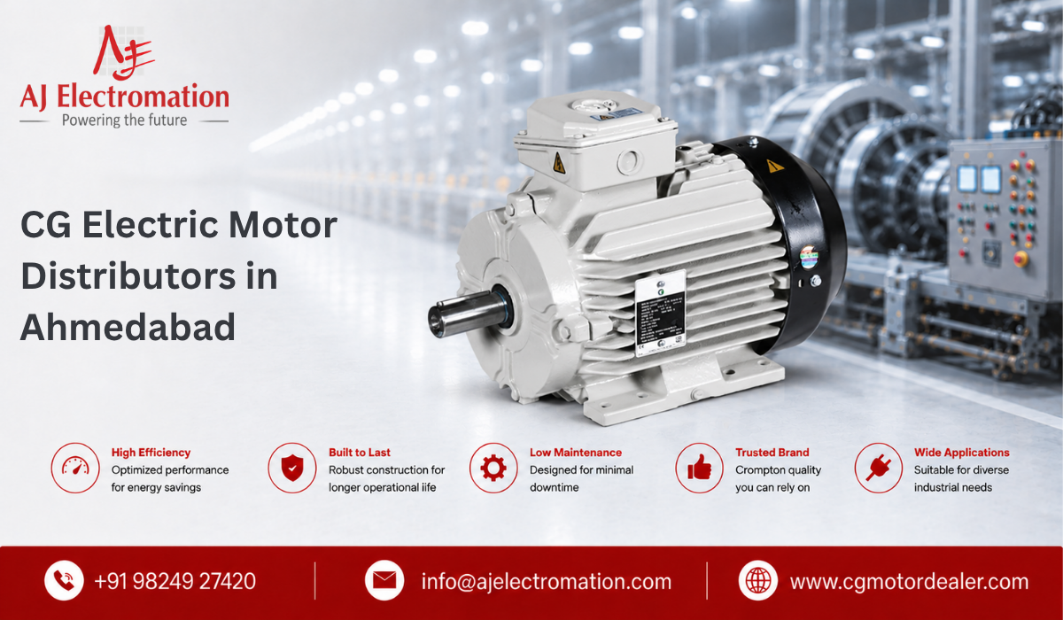 Cg Electric Motor Distributors In Ahmedabad