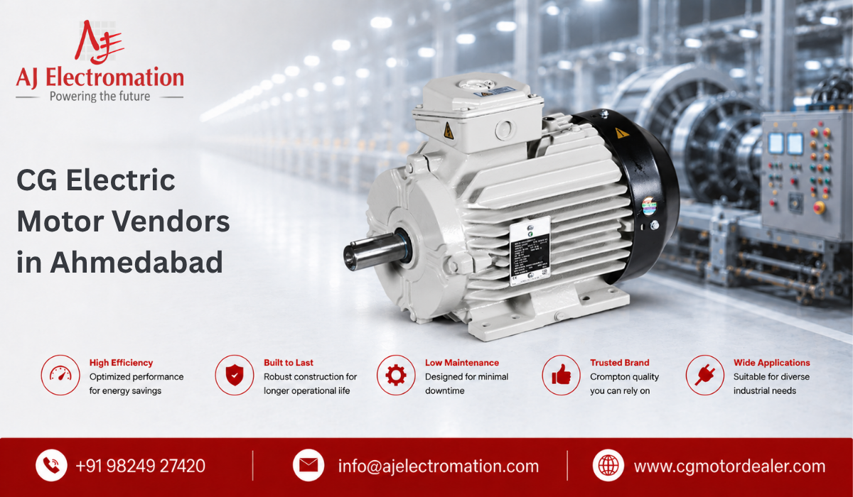 Cg Electric Motor Vendors In Ahmedabad