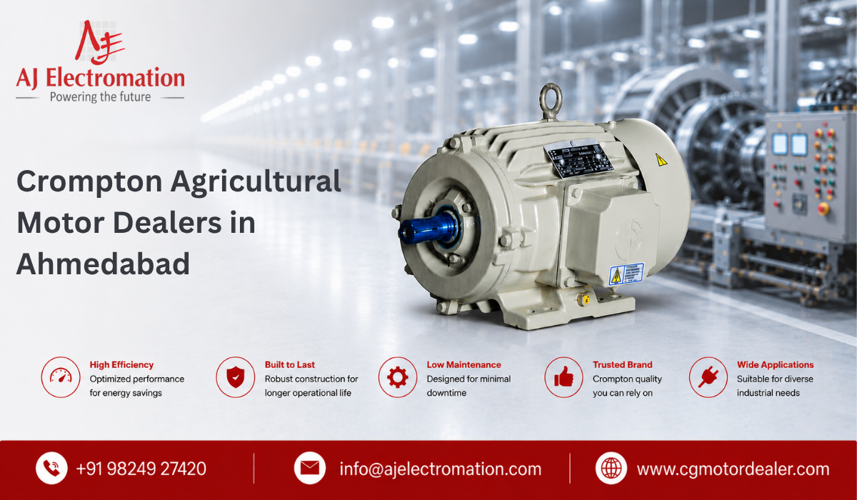 Crompton Agricultural Motor Dealers Ahmedabad