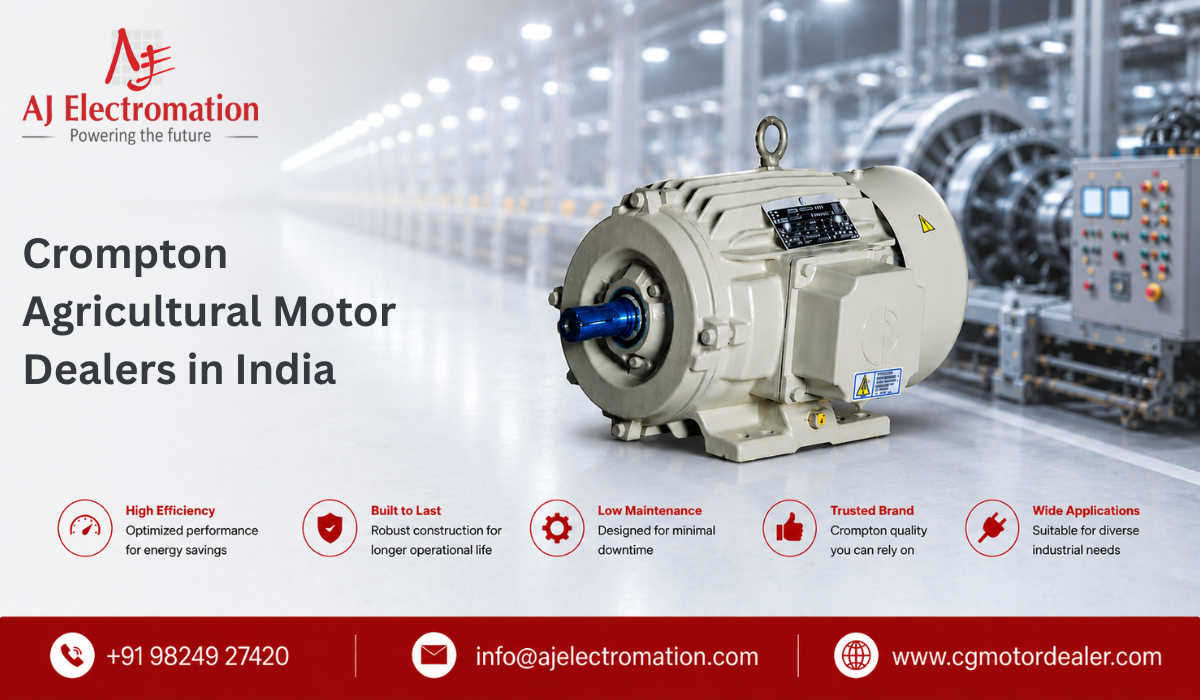 Crompton Agricultural Motor Dealers In India