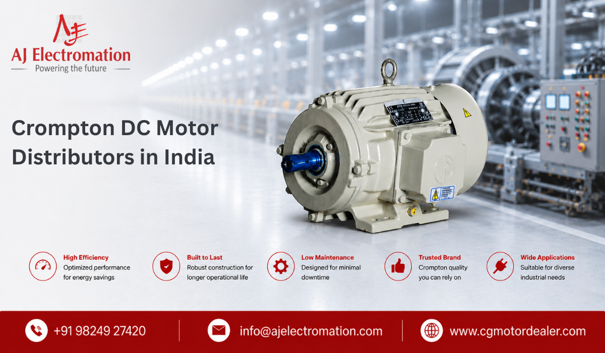 Crompton Dc Motor Distributors In India