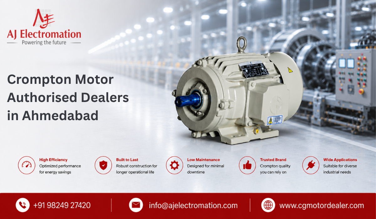 Crompton Motor Authorised Dealers In Ahmedabad