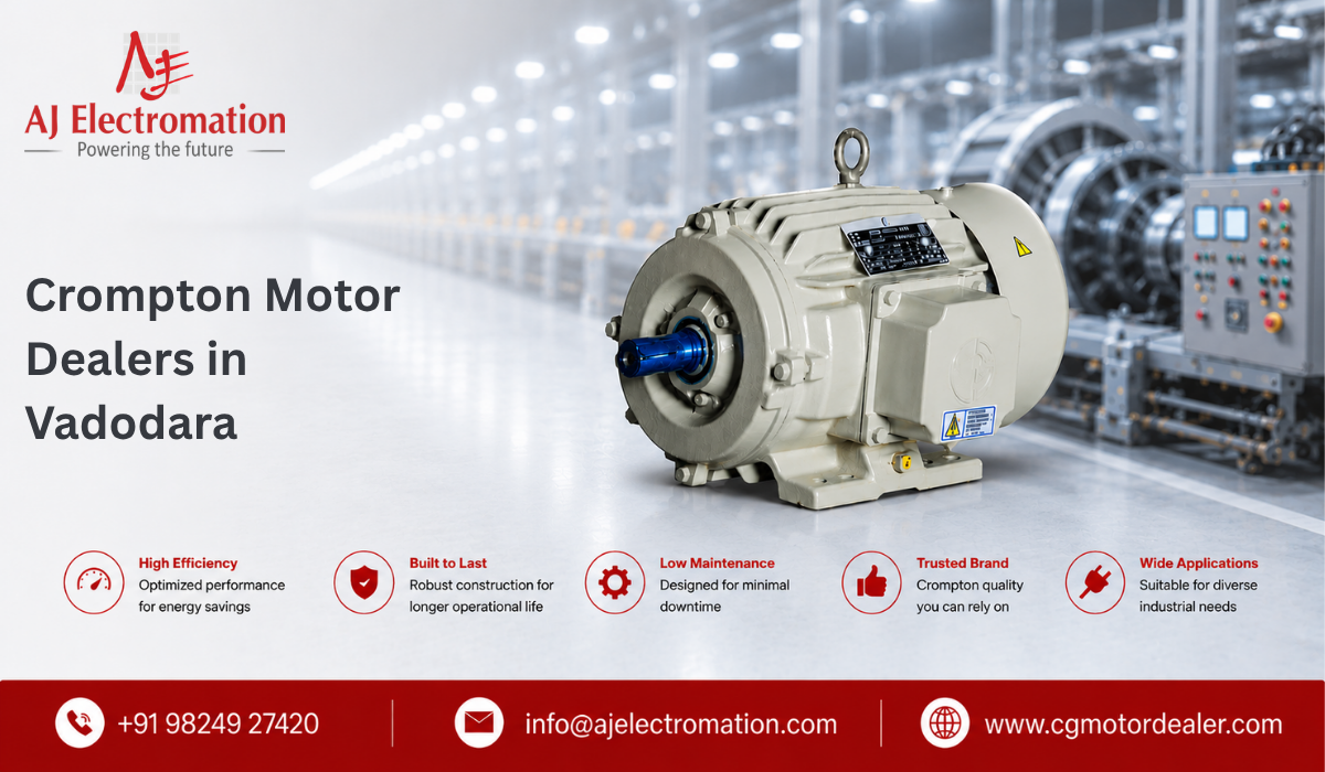 Crompton Motor Dealers In Vadodara