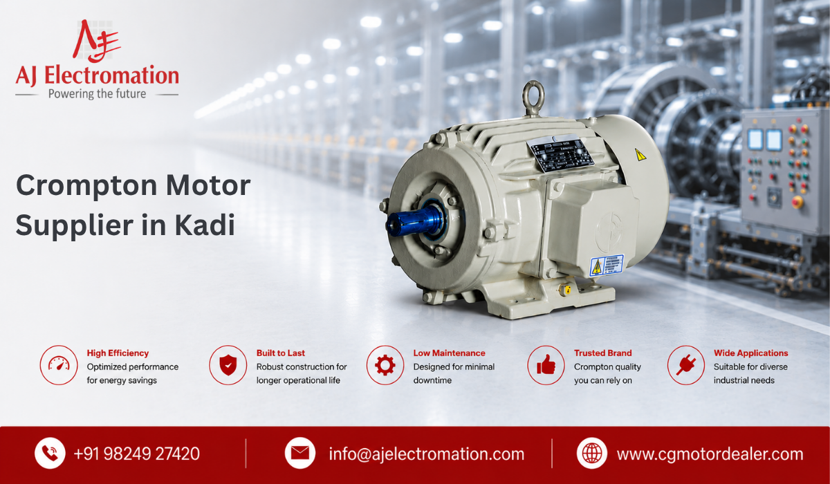 Crompton Motor Supplier In Kadi
