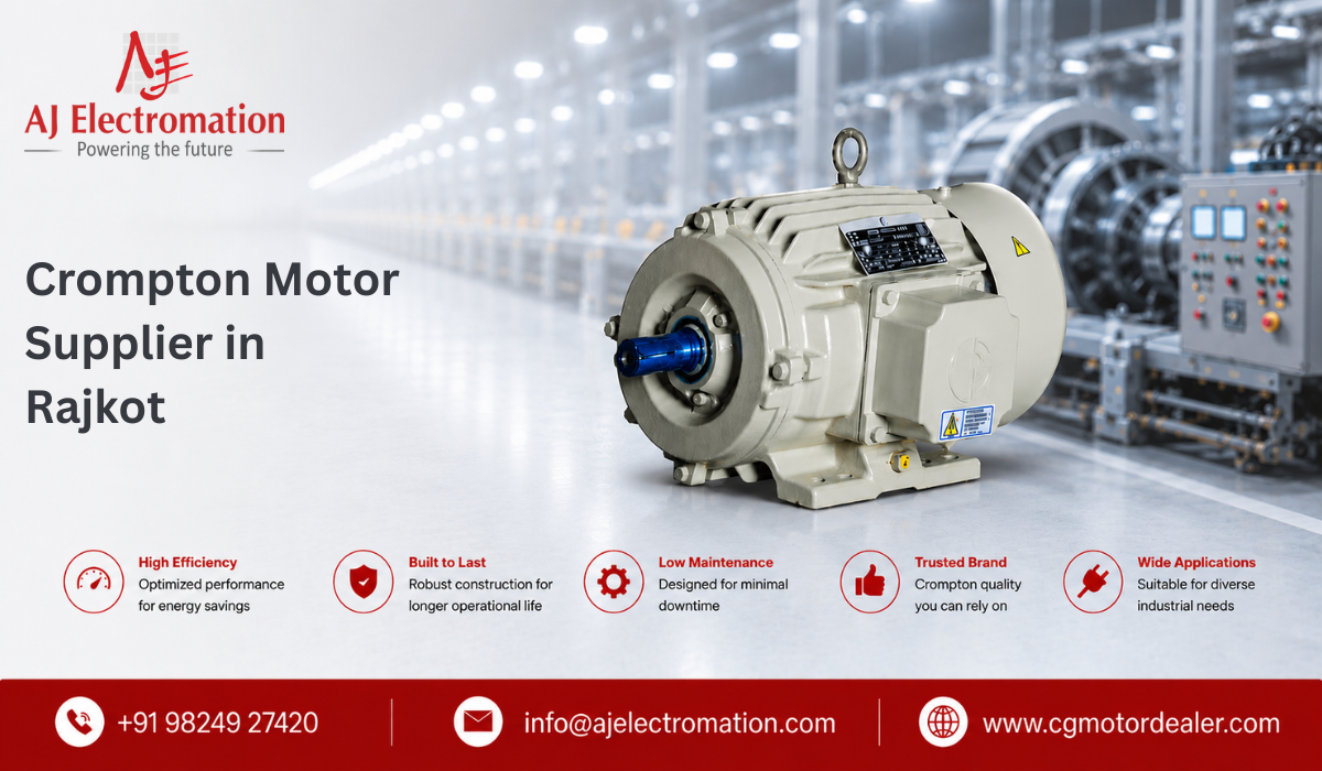 Crompton Motor Supplier In Rajkot