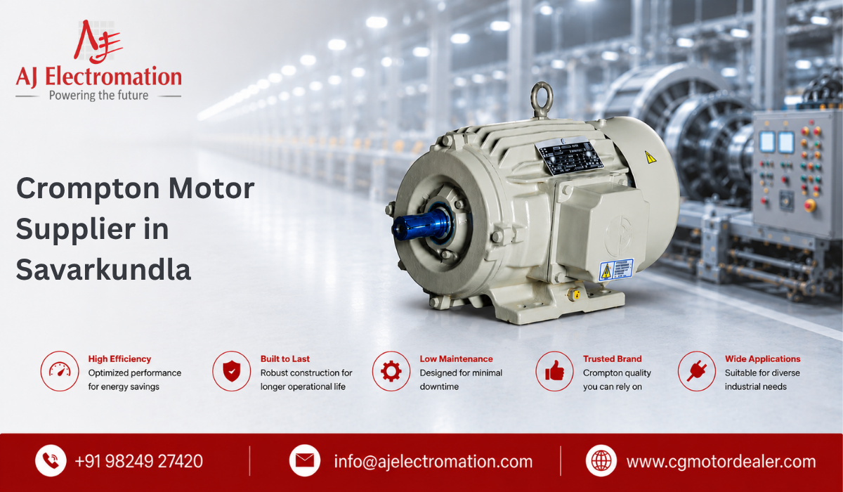Crompton Motor Supplier In Savarkundla