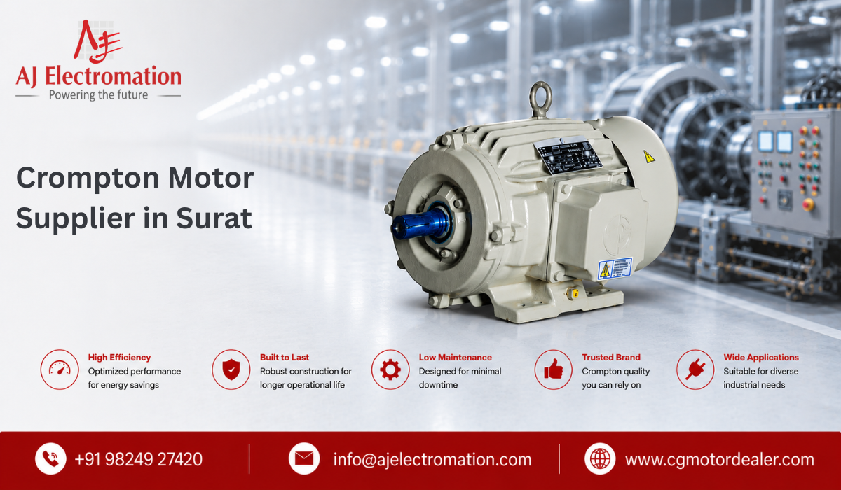 Crompton Motor Supplier In Surat