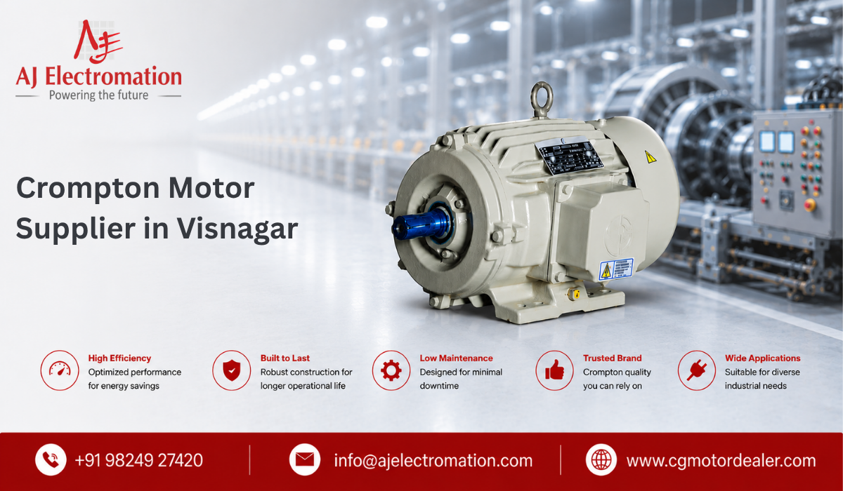Crompton Motor Supplier In Visnagar
