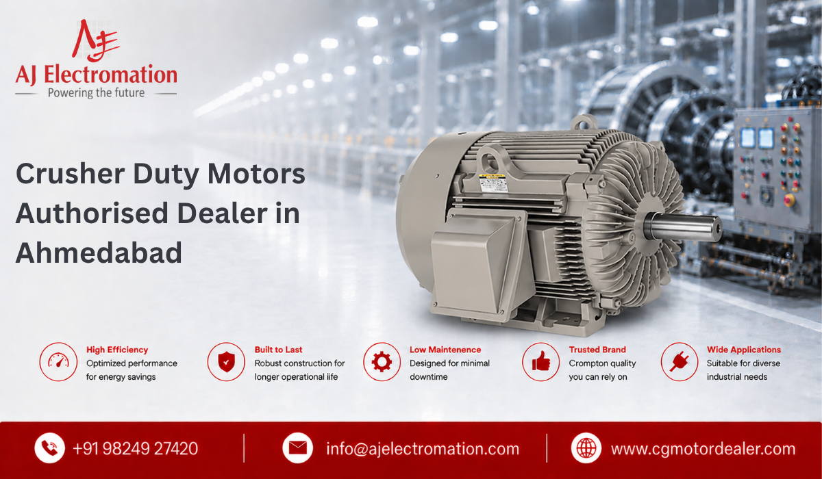 Crusher Duty Motors Authorised Dealer In Ahmedabad