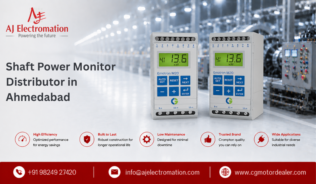 Shaft Power Monitor Distributor In Ahmedabad